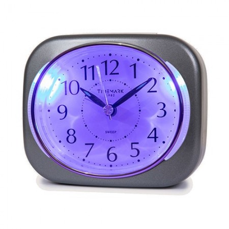 DESPERTADOR ANALÓGICO GRIS TIMEMARK