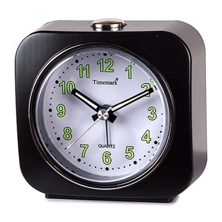 DESPERTADOR ANALOGICO NEGRO TIMEMARK
