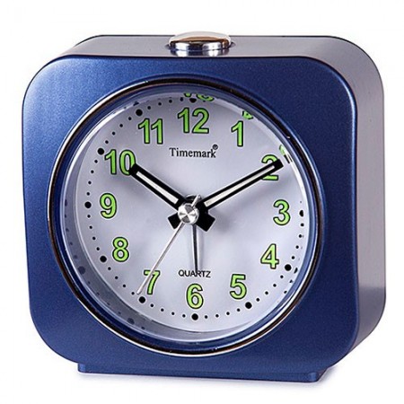 DESPERTADOR ANALOGICO AZUL TIMEMARK