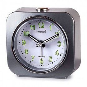 DESPERTADOR ANALOGICO GRIS TIMEMARK
