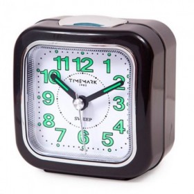 DESPERTADOR ANALÓGICO NEGRO TIMEMARK