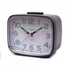 DESPERTADOR ANALÓGICO NEGRO TIMEMARK