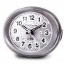 DESPERTADOR LUZ LED Y SNOOZE PLATA