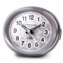 DESPERTADOR LUZ LED Y SNOOZE PLATA