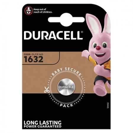 PILA LITIO BOTON 3V CR1632 DURACELL