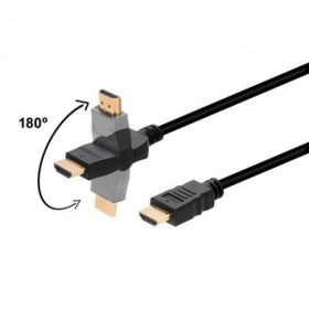 CONEXIÓN HDMI HI-SPEED GIRO 180º 4K 2.0M