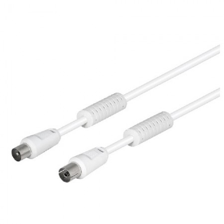 CONEXION ANT. BLANCO FERRITA 9.5MM 1.5M