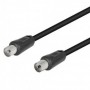 CONEXION ANTENA NEGRO RECTO 9.5MM 1.5M