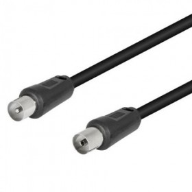 CONEXION ANTENA NEGRO RECTO 9.5MM 1.5M