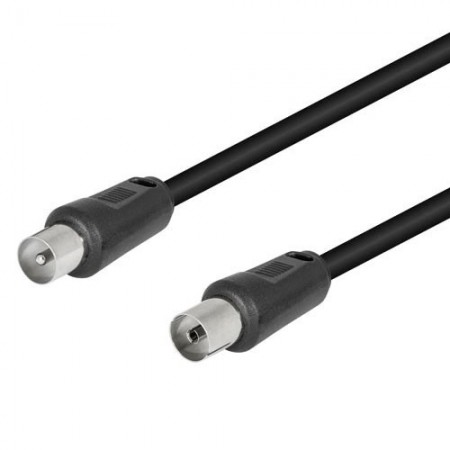 CONEXION ANTENA NEGRO RECTO 9.5MM 1.5M