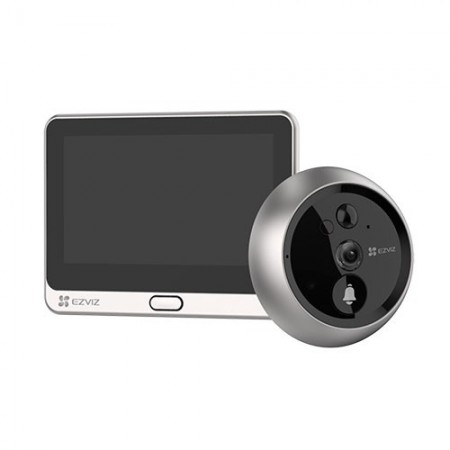 MIRILLA DIGITAL WIFI 2MP PLATA