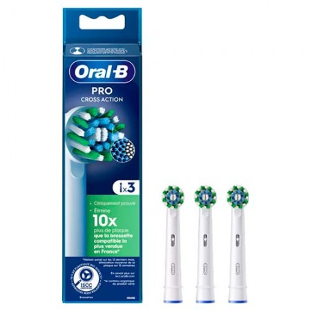 PACK 3 CEPILLOS PRO CROSS ACTION ORAL B