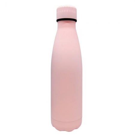 TERMO DOBLE PARED 500ML ROSA PASTEL