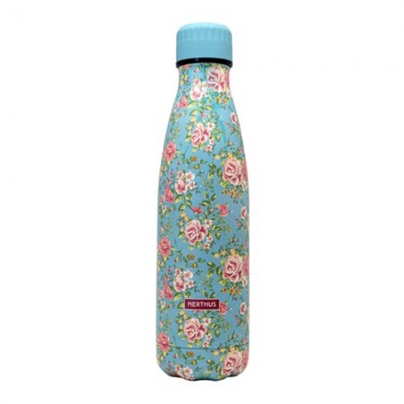 TERMO DOBLE PARED 500ML.FLORES ROSAS
