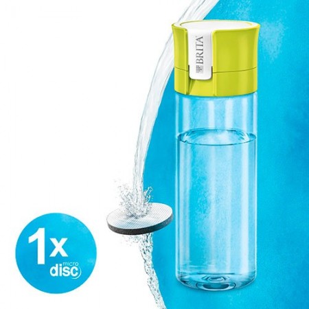 BOTELLA DE AGUA CON FILTRO VERDE LIMA