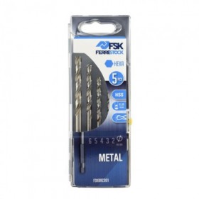 SET 5 BROCAS HEXA HSS METAL (2,3,4,5,6)