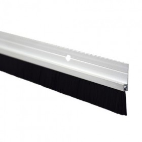 BURLETE ALUMINIO PLATA C/FLECO 1M FSK