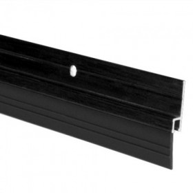 BURLETE ALUMINIO NEGRO C/CAUCHO 1M FSK
