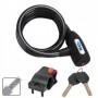 CABLE ANTIRROBO ACERO LLAVE 120CM. / 8MM