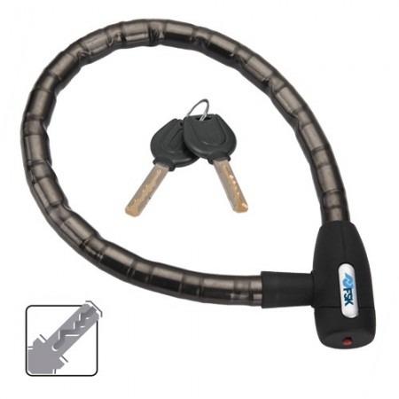 ANTIRROBO MOTO ACERO LLAVE 100CM / 22MM