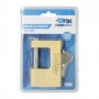 CANDADO RECTANGULAR CON 2 LLAVES 90MM