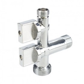 LLAVE LAVADORA 1/2X3/8X3/4 2 SALIDAS