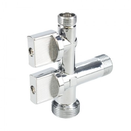 LLAVE LAVADORA 1/2X3/8X3/4 2 SALIDAS