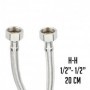 LATIGUILLO INOX. H1/2 X H1/2 20 CM