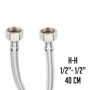 LATIGUILLO INOX. H1/2 X H1/2 40 CM