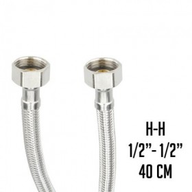 LATIGUILLO INOX. H1/2 X H1/2 40 CM