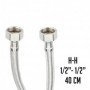 LATIGUILLO INOX. H1/2 X H1/2 40 CM