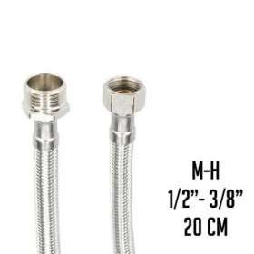 LATIGUILLO INOX. M1/2 X H3/8 20 CM