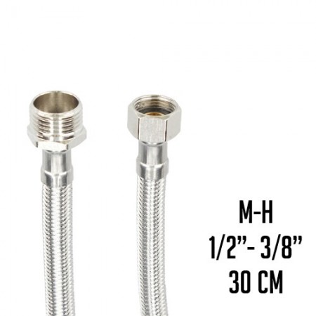 LATIGUILLO INOX. M1/2 X H3/8 30 CM