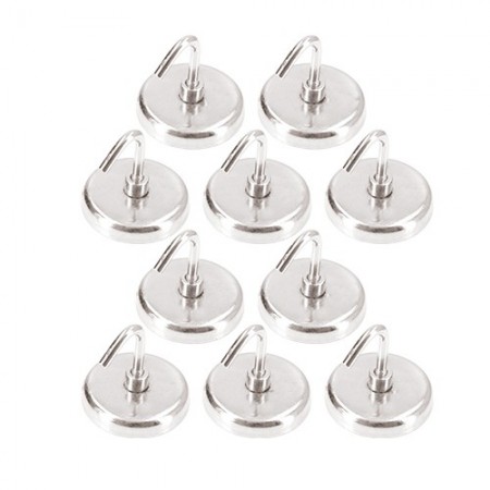 GANCHOS MAGNÉTICOS Ø3,8 CM 10UDS.FSK