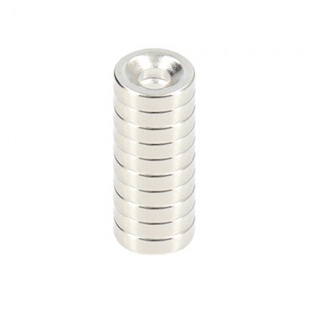 NEODIMIO CON AGUJERO 15X4MM 10PCS. FSK