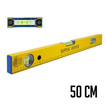 NIVEL RECTANGULAR ALUMINIO 50CM FSK