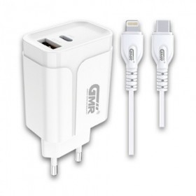 CARGADOR USB PD 20W CABLE LIGHTNING