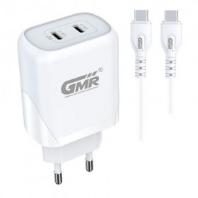 CARGADOR USB X2 TIPO C PD 40W TIPO C