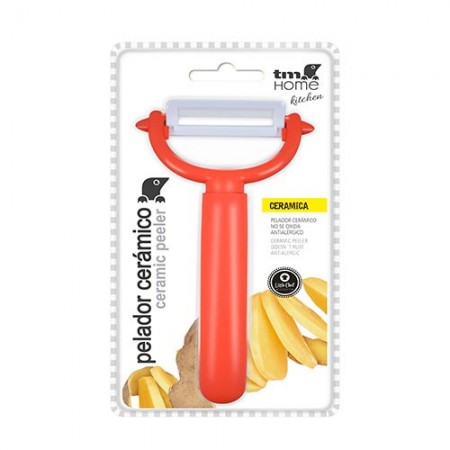 PELADOR CERÁMICO REDONDO ROJO TM HOME