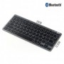 TECLADO BLUETOOTH PC SLIM TKL-BT NEGRO