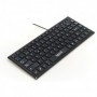 TECLADO COMPACTO PC SLIM TKL-USB NEGRO