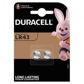 PILA ALCALINA LR43 1.5V BL 2UD DURACELL