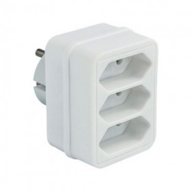 LADRON M SCHUKO A 3 H EUROPEA BLANCO