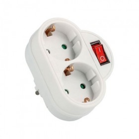 LADRÓN M SCHUKO A 2 H SCHUKO INTERRUPTOR