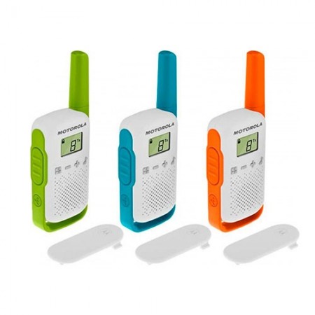 TRIO DE WALKIE TALKIES 4KM MOTOROLA
