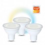 LÁMPARA LED 3X COMP. TUYA GU10 5W DENVER