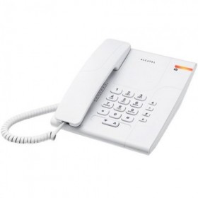 TELEFONO FIJO SOBREMESA BLANCO ALCATEL