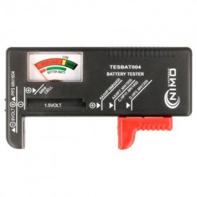 COMPROBADOR DE BATERIAS 1.5V Y 9V NIMO