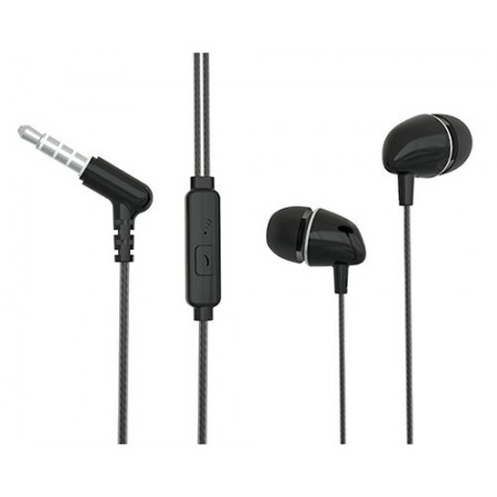 AURICULAR ESTÉREO MANOS LIBRES NEGRO TM