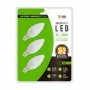 LAM. LED 3x  PA ALUM. C37 E14 6W 3.000K